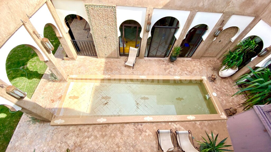4 bedroom villa in a quiet and secure residence in Marrakech