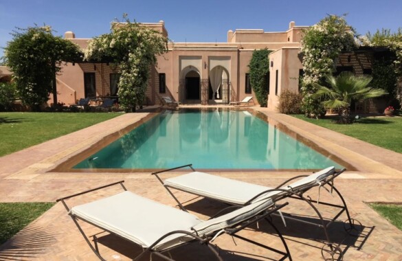 Standout 7 bedroom villa with great views close to Marrakech