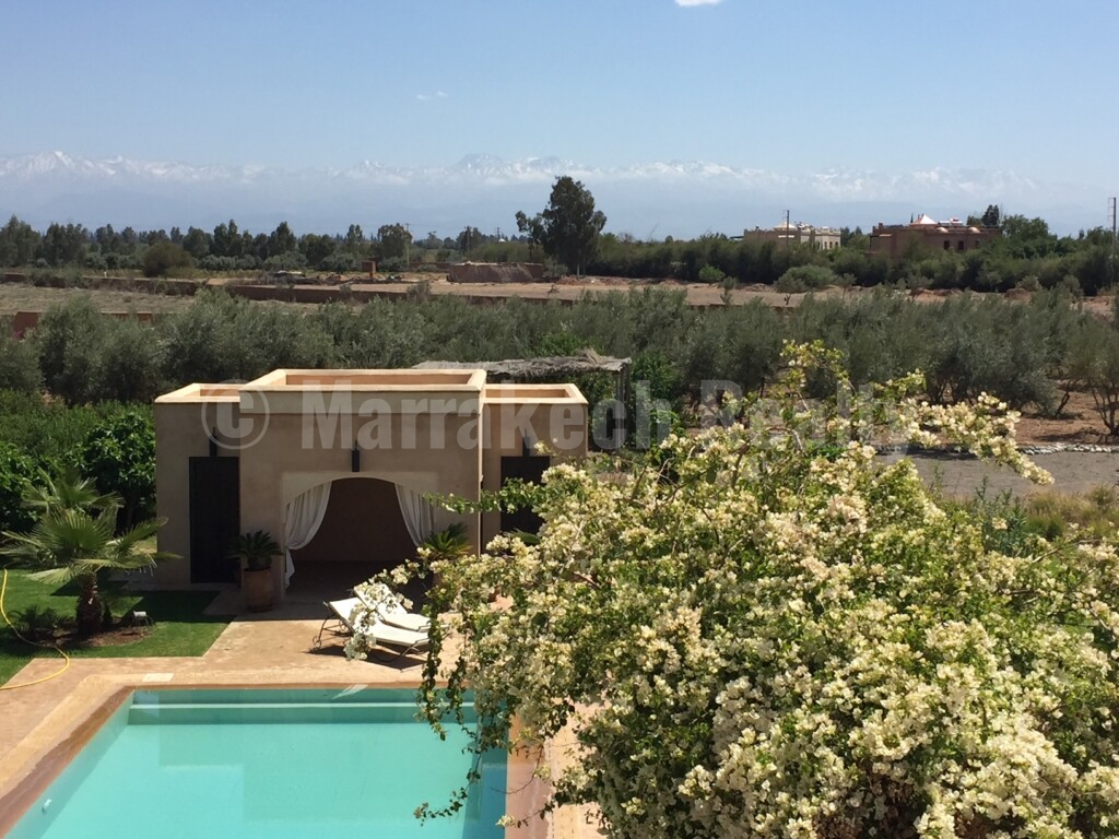 Standout 7 bedroom villa with great views close to Marrakech