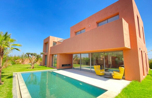 Belles villas modernes aux portes de Marrakech