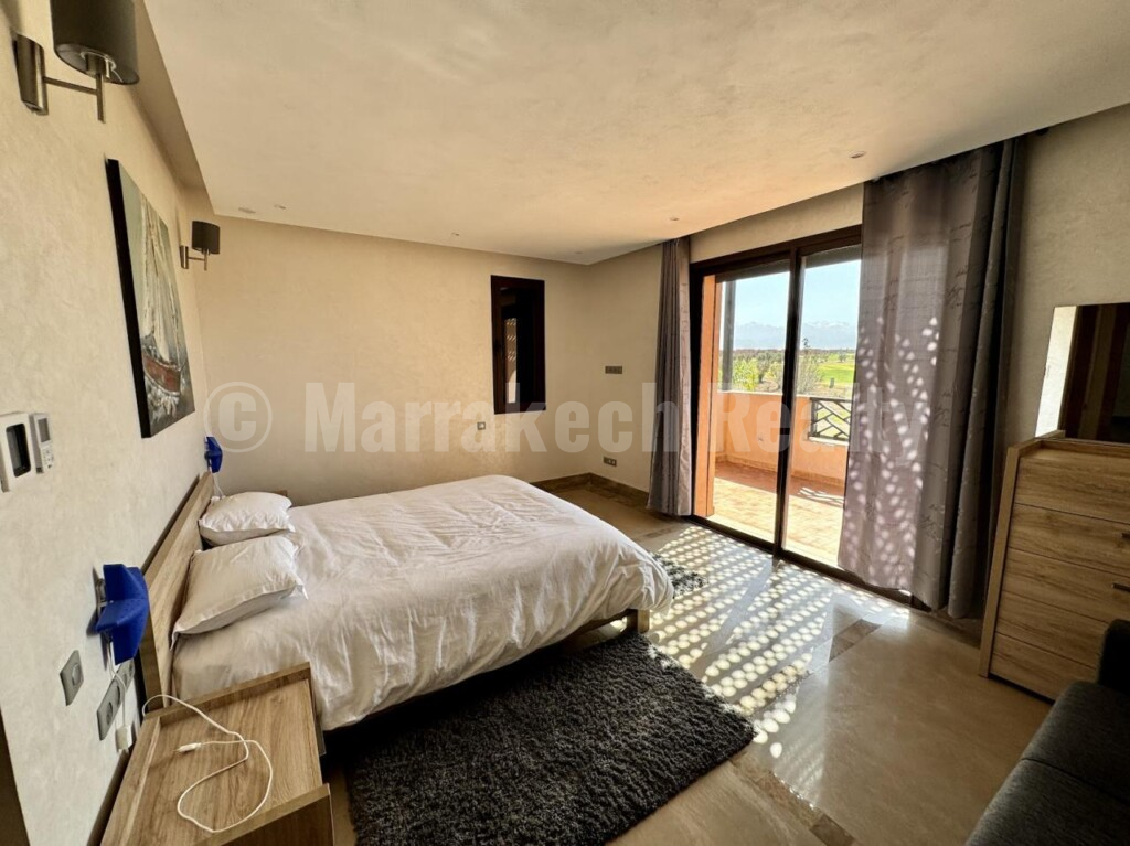 Villa on 1st Golf Line For Rent on the road of Ourika