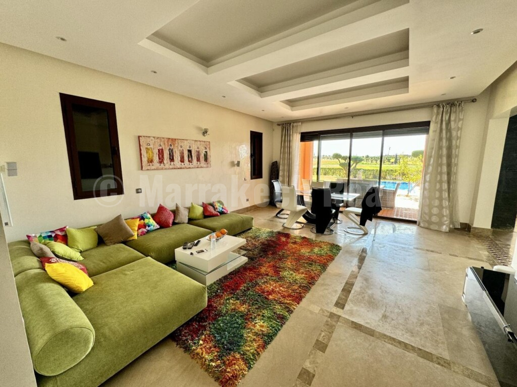 Villa on 1st Golf Line For Rent on the road of Ourika