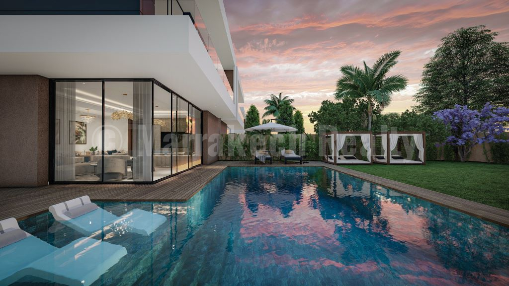 Upscale 4 bedroom new villas close to golf courses