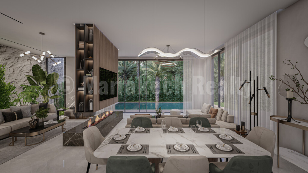 Upscale 4 bedroom new villas close to golf courses