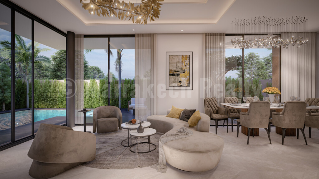 Upscale 4 bedroom new villas close to golf courses