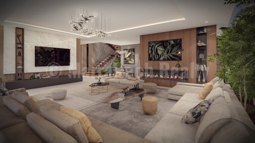 Upscale 4 bedroom new villas close to golf courses