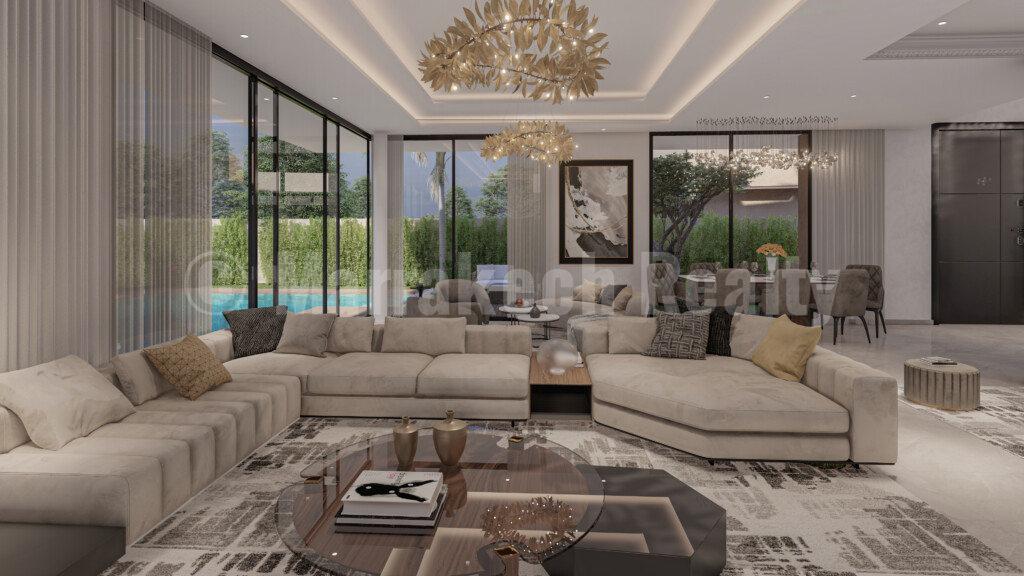 Upscale 4 bedroom new villas close to golf courses