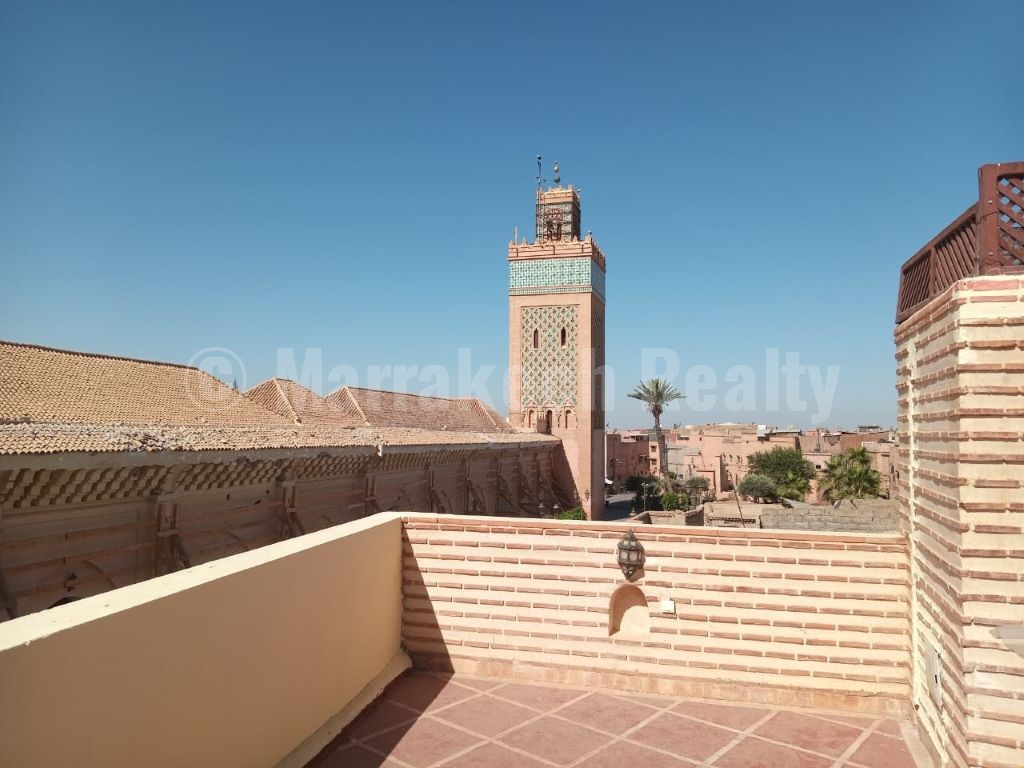 Riad de 4 chambres avec emplacement exceptionnel