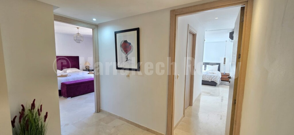 Superb 181 sqm duplex sold furnished at Hivernage
