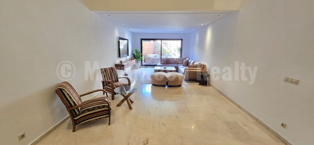 Superb 181 sqm duplex sold furnished at Hivernage