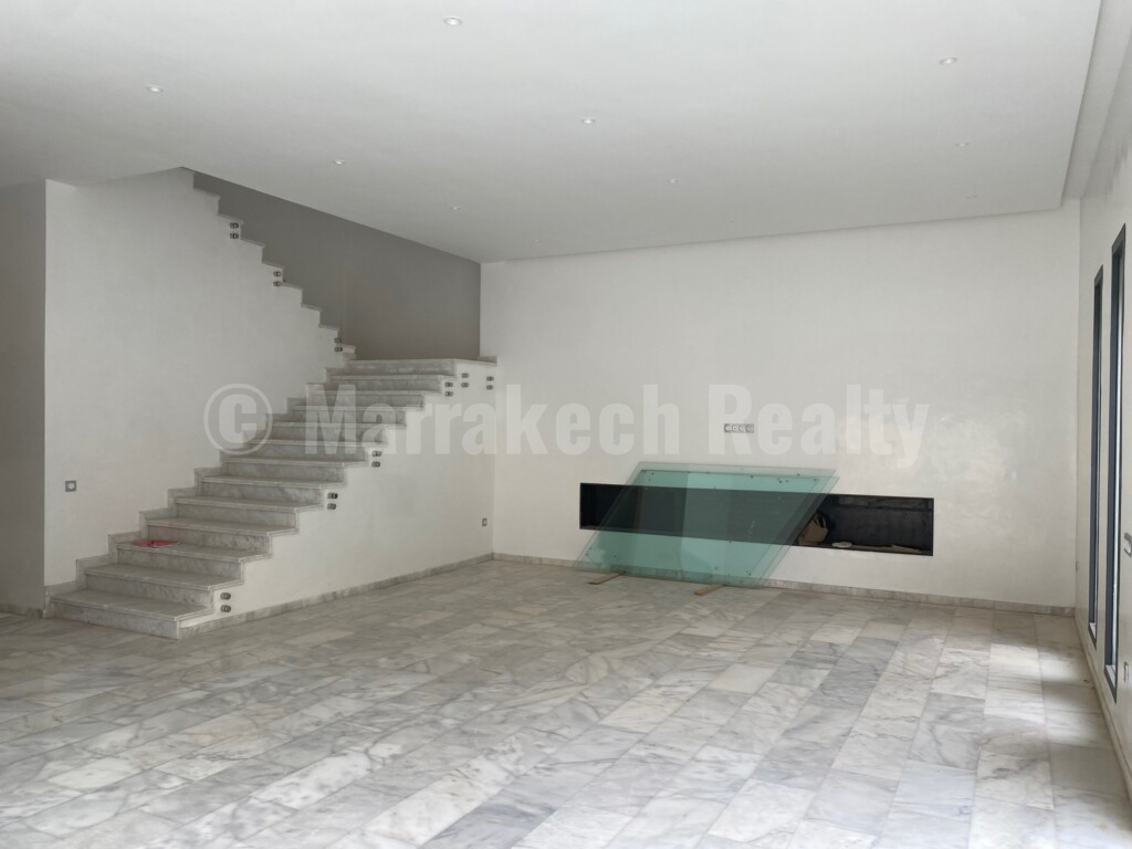 Villa neuve contemporaine avec piscine quartier Agdal