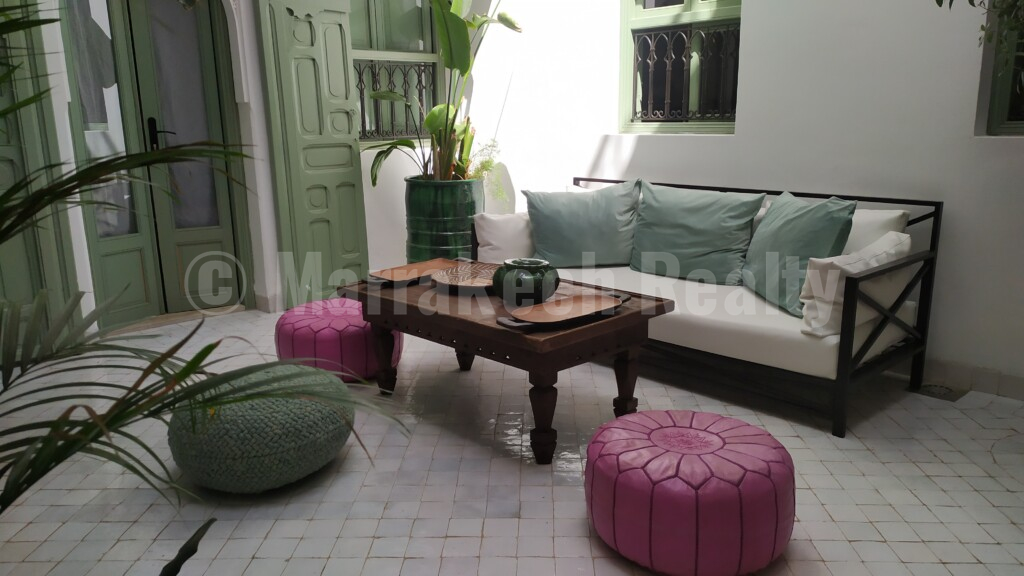 Riad Akhdar – 4 chambres – Médina quartier Kasbah