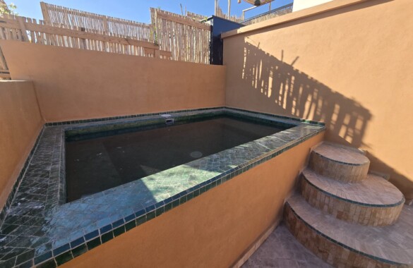 riad recently renovated in an excellent location with lovely view