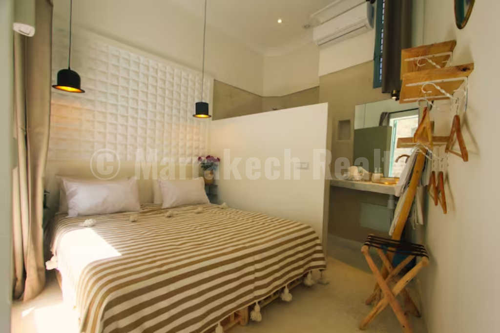 Riad Ker 47 – 4 bedrooms – Terrace with view of the Koutoubia – Pool