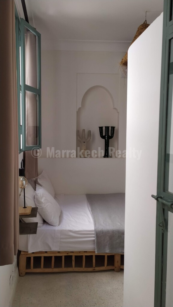 Riad Ker 46 – Medina – 3 bedrooms – Terrace with view of the Koutoubia and plunge pool