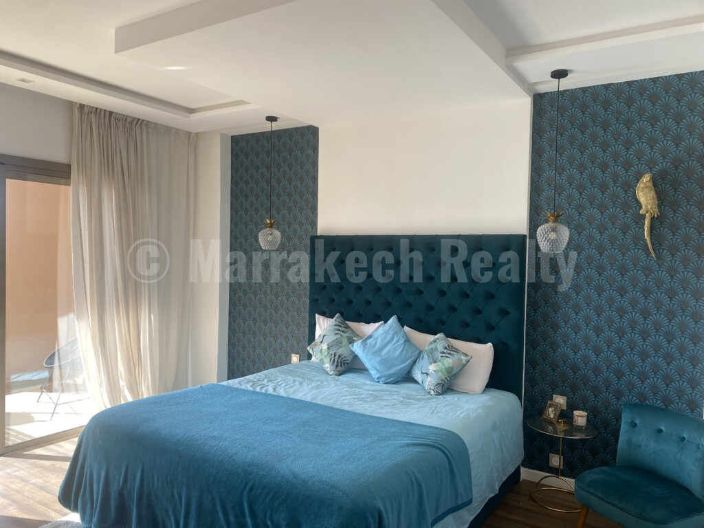 Villa contemporaine de 255 m² avec piscine, vue sur l’Atlas à 10 km du centre-ville de Marrakech