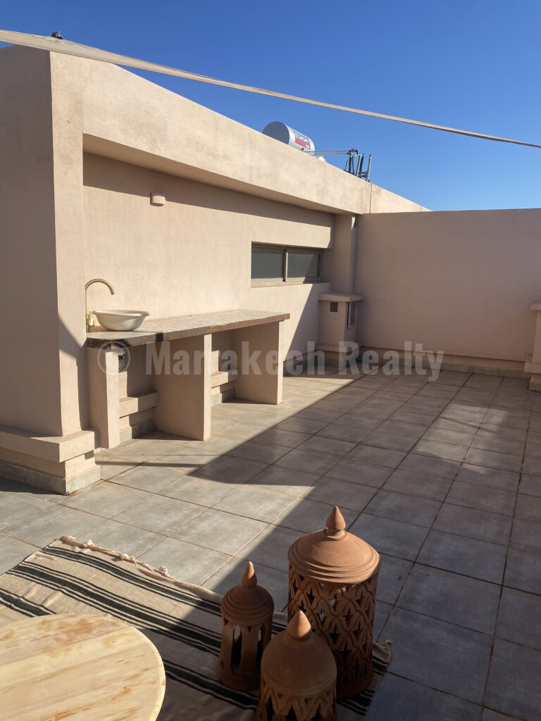 Villa contemporaine de 255 m² avec piscine, vue sur l’Atlas à 10 km du centre-ville de Marrakech