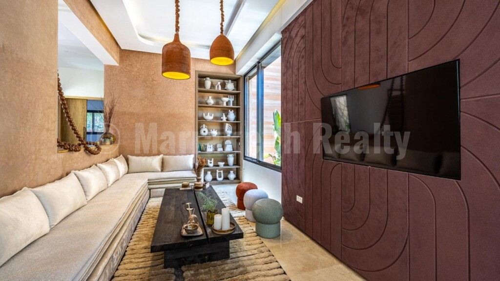 Magnificent single-storey villa, located less than 10 minutes from Marrakech, in a private residence