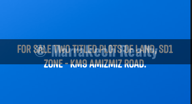 two titled plots for sale – 10740 sqm and 10010 sqm