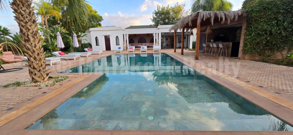 Magnificent luxury villa, located in Palmeraie in a secure residence.