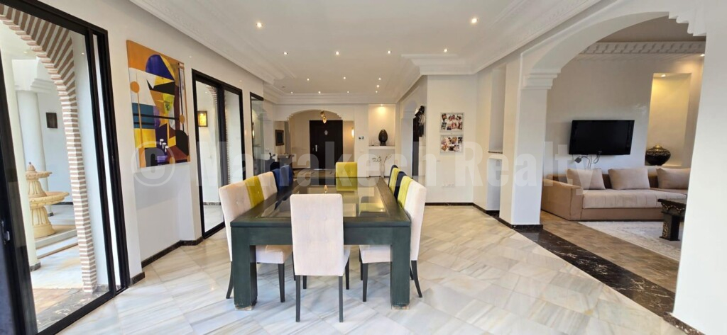 Magnificent luxury villa, located in Palmeraie in a secure residence.