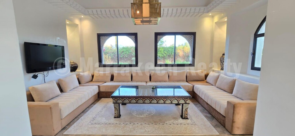 Magnificent luxury villa, located in Palmeraie in a secure residence.