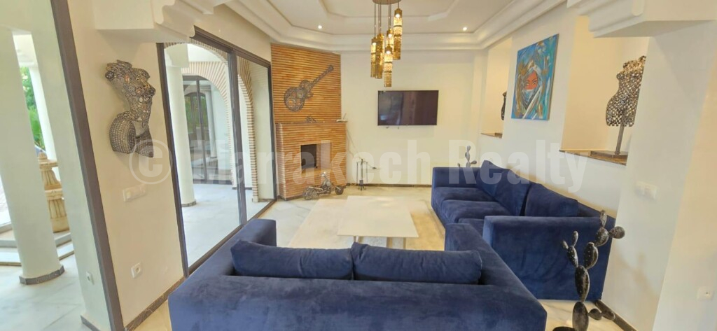 Magnificent luxury villa, located in Palmeraie in a secure residence.