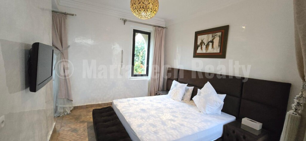 Magnificent luxury villa, located in Palmeraie in a secure residence.