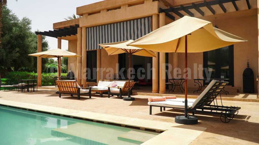 for rent long term villa furnished on the Ourika Road