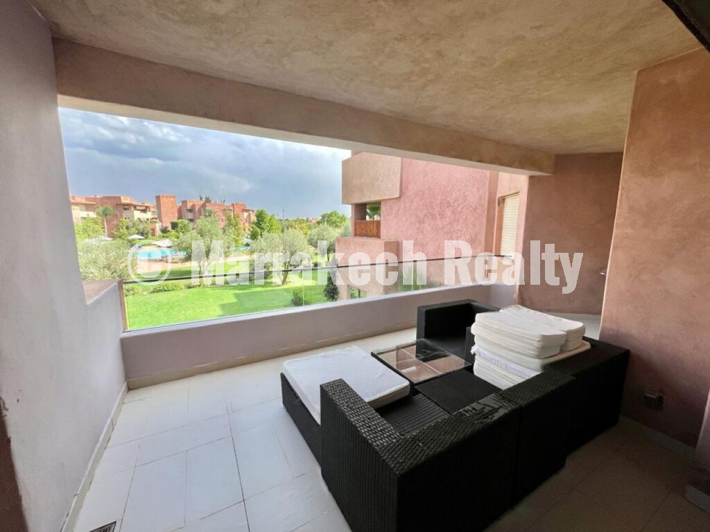 Furnished 114 m² Apartment with Double Terrace for Rent