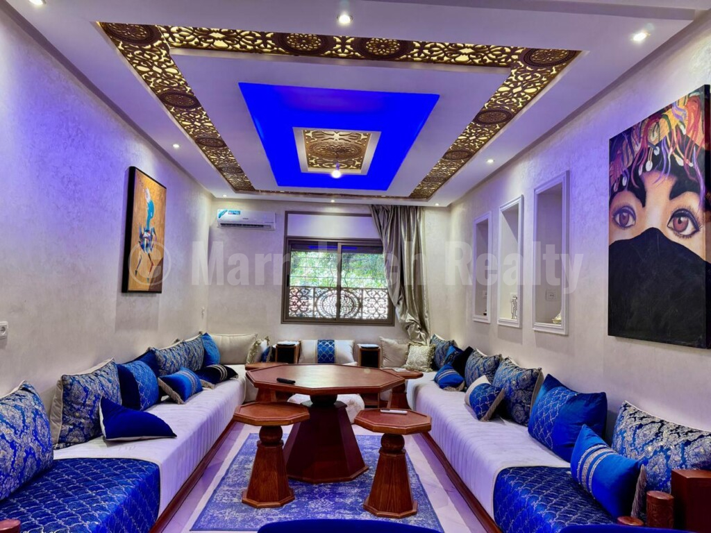 Superbe appartement rénové de 92 m² à vendre, Marrakech