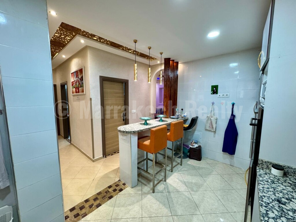 Superbe appartement rénové de 92 m² à vendre, Marrakech