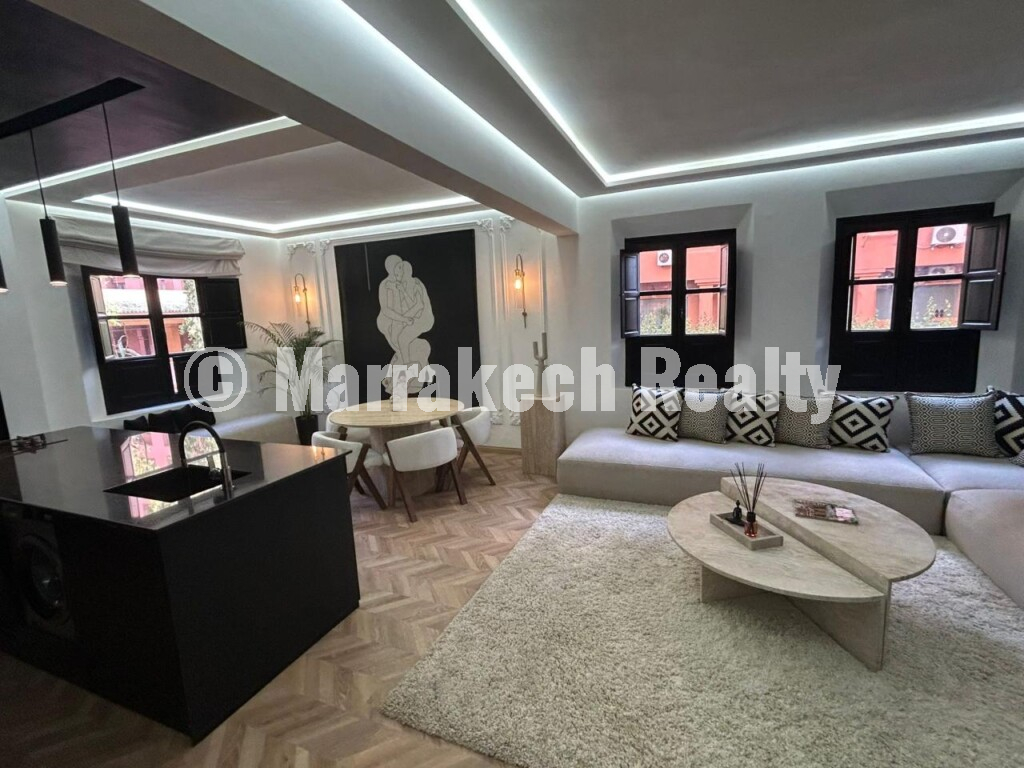 Magnifique appartement meublé sans vis-à-vis dans une résidence haut de gamme à Hivernage