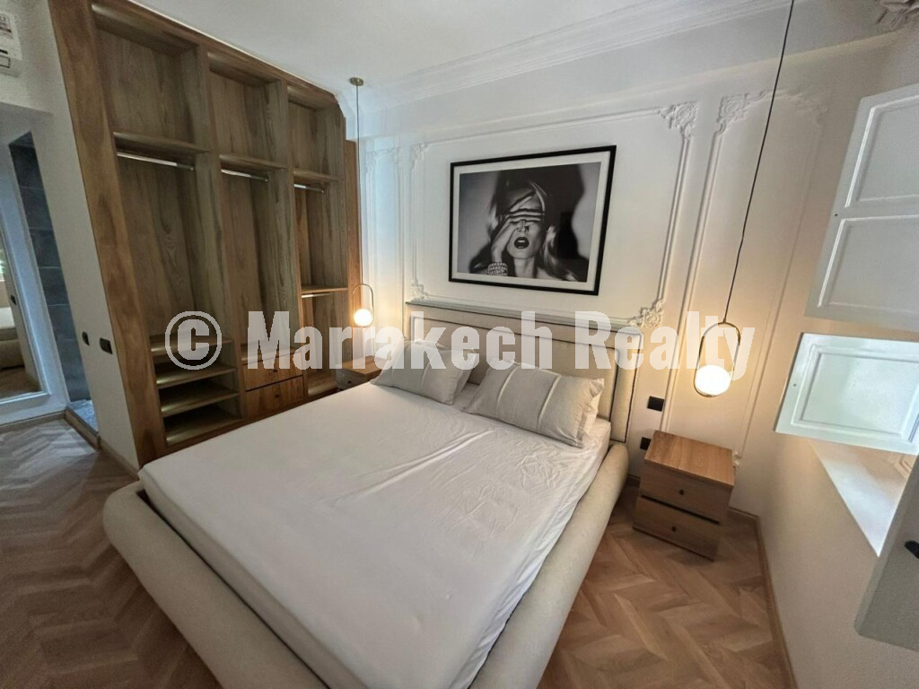 Magnifique appartement meublé sans vis-à-vis dans une résidence haut de gamme à Hivernage