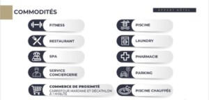 Appartements à vendre au sein d’un hôtel 4 étoiles à Marrakech Entièrement équipés et prêts à l’emploi