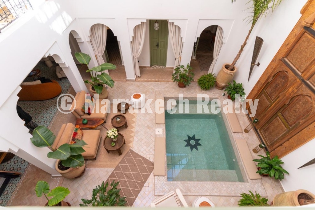 Exclusivité : Riad authentique de 7 chambres avec piscine chauffée et hammam