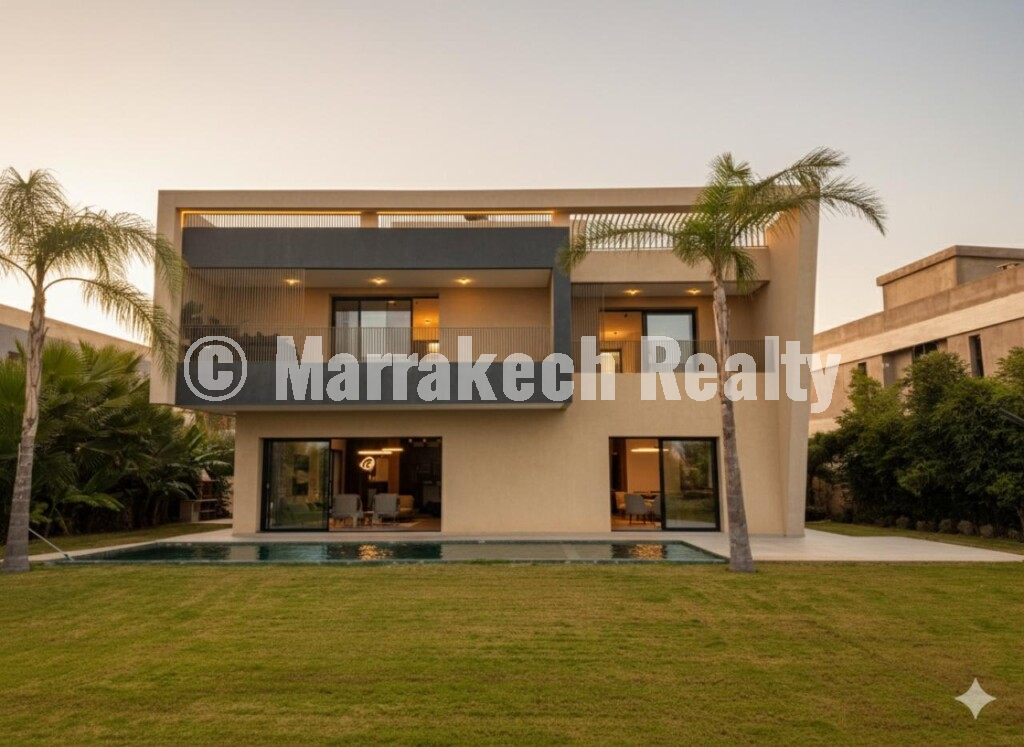 Contemporary Luxury Villa for Sale nearby Marrajech center