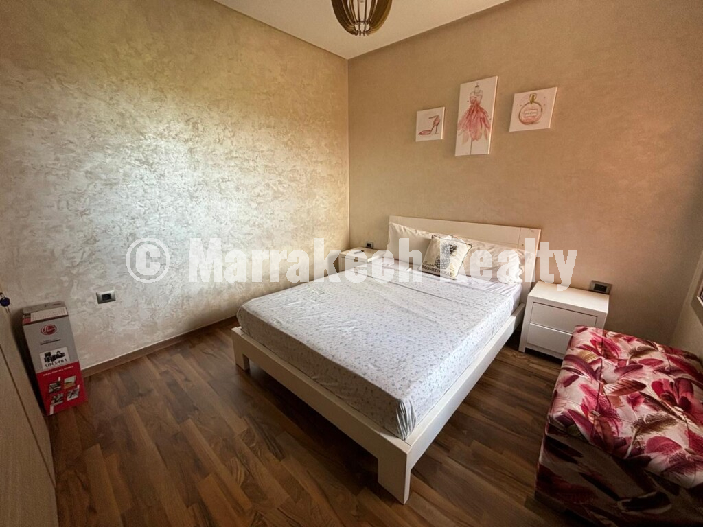 Appartement de standing avec vue sur golf et Atlas