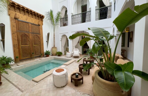Exclusivité : Riad authentique de 7 chambres avec piscine chauffée et hammam