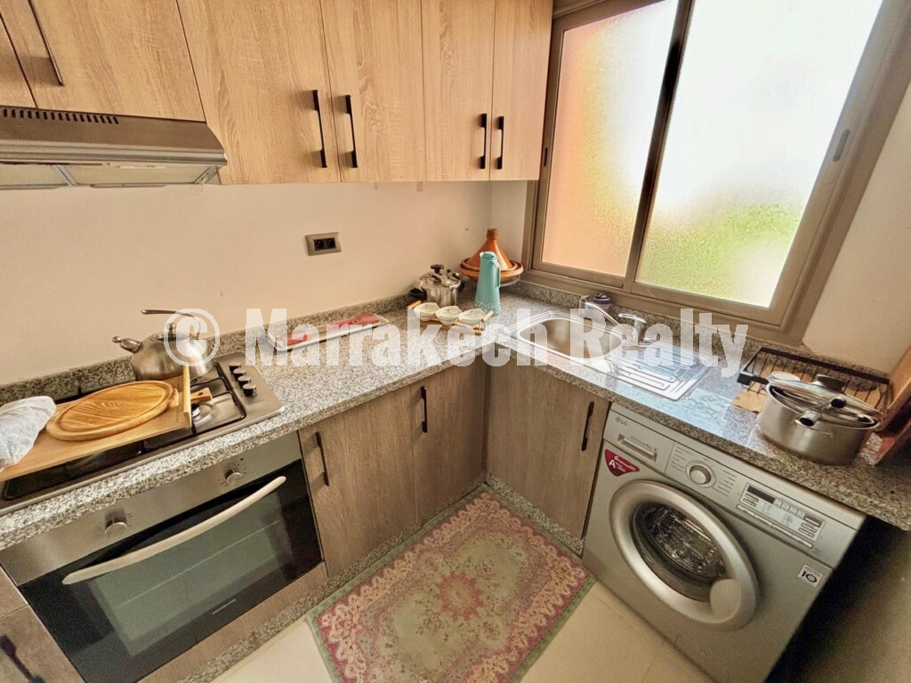 Appartement de standing avec vue sur golf et Atlas