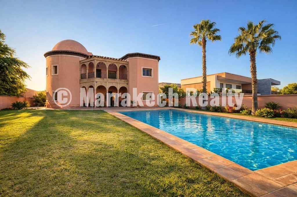 Villa De Prestige À l’Architecture Marocaine Authentique