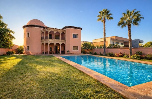 Villa De Prestige À l&rsquo;Architecture Marocaine Authentique