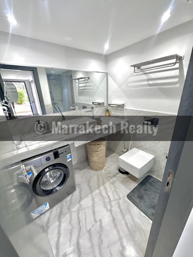 Duplex 2 chambres dans résidence sécurisée à Marrakech