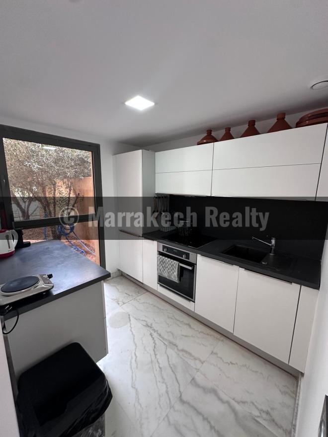 Duplex 2 chambres dans résidence sécurisée à Marrakech