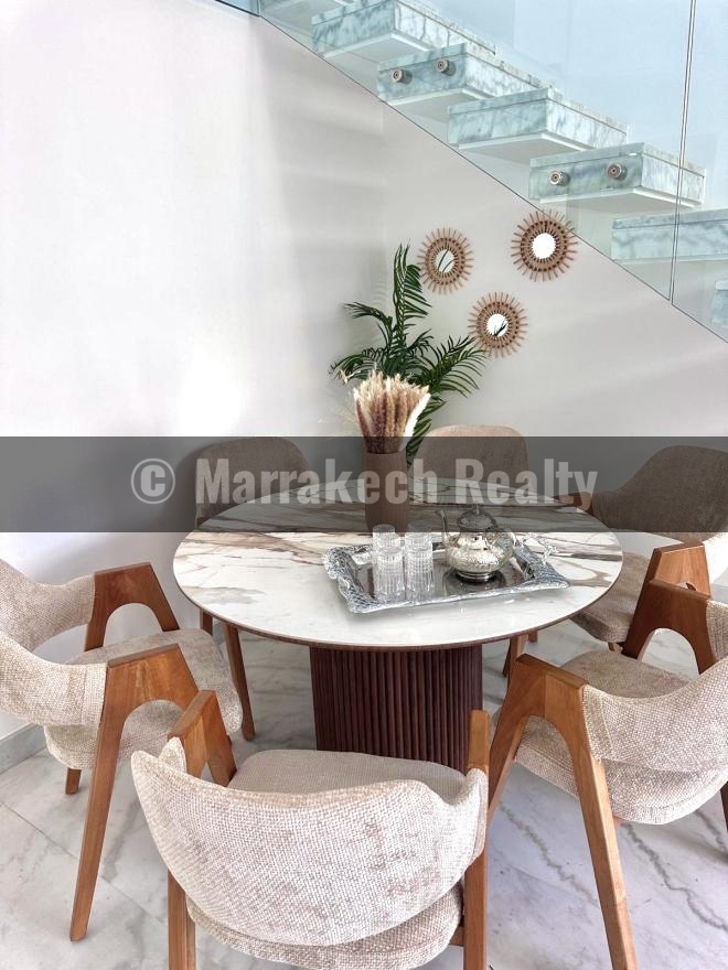 Duplex 2 chambres dans résidence sécurisée à Marrakech
