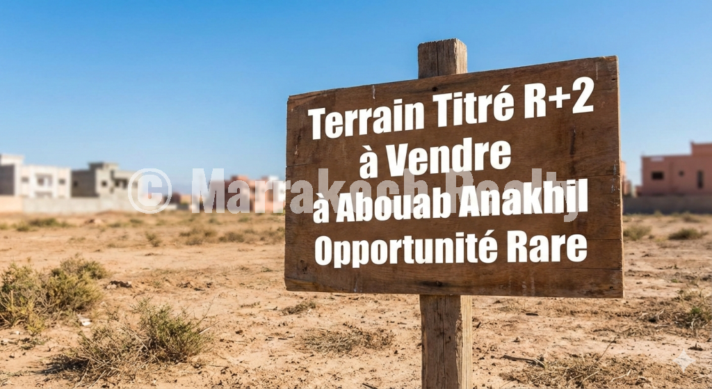Titled R+2 Land for Sale in Abouab Anakhil – High Potential