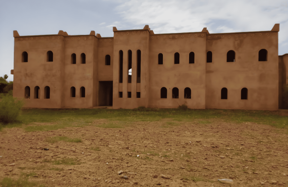 Villa d’Hôtes semi-finie sur 1 Hectare – Route de l’Ourika