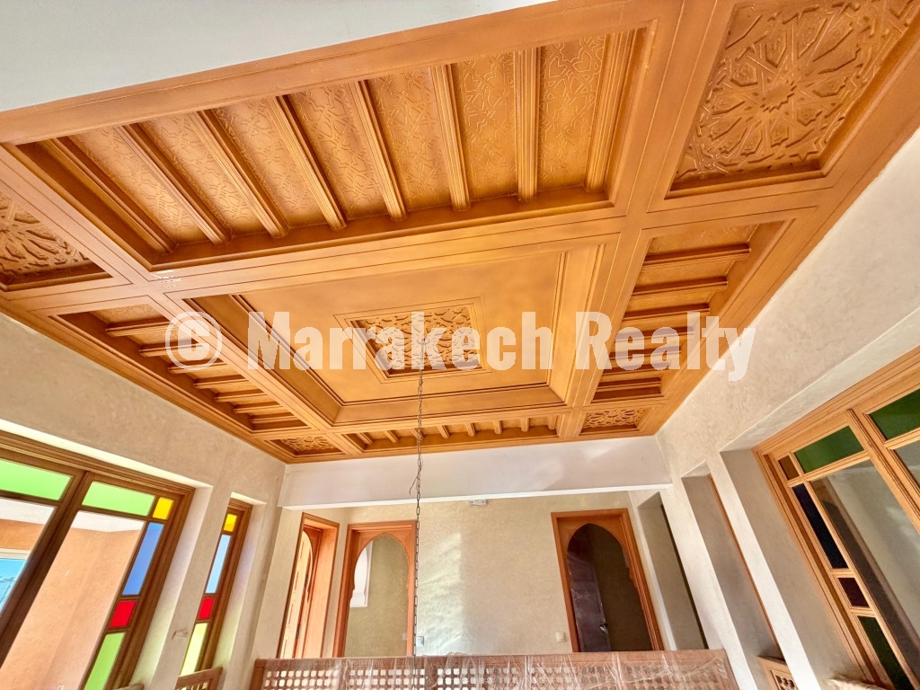 Villa Marocaine Authentique avec Hammam Et Piscine – 7 Chambres