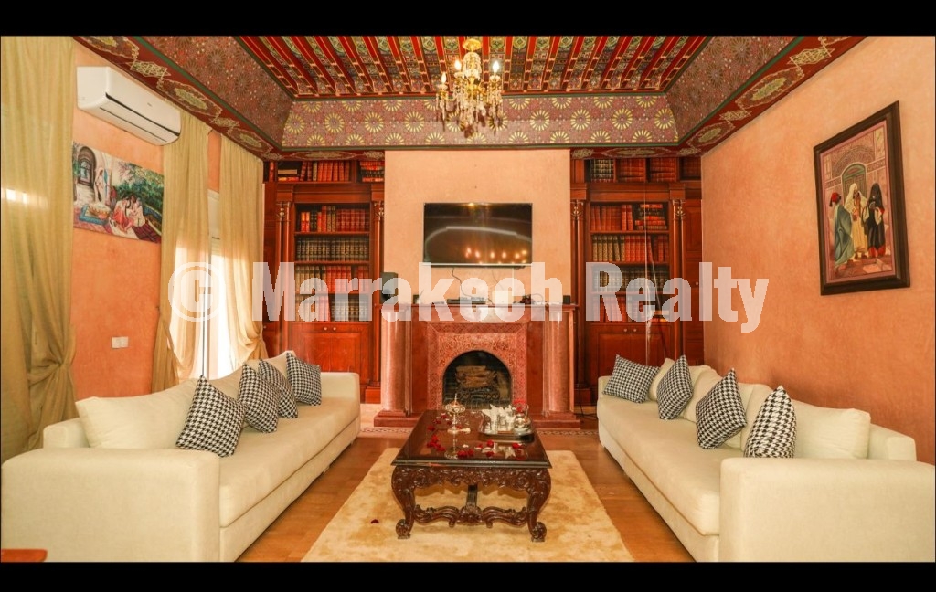 Magnificent Moroccan-Style Villa for Long-Term Rent – Fès Road