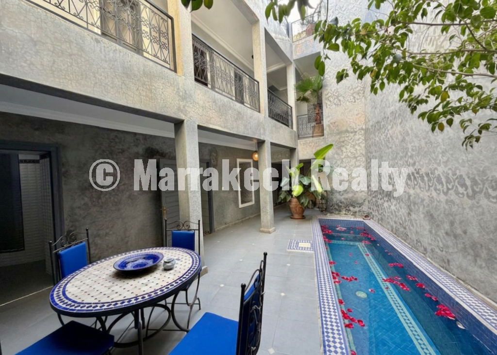 Charming Modern 4-Bedroom Riad for Sale – Marrakech Medina